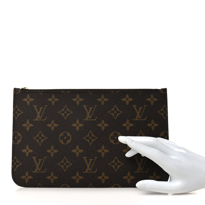 Louis Vuitton Monogram Neverfull MM GM Pochette 3 of 7