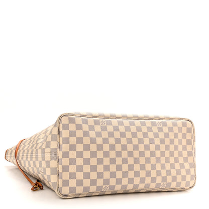 Louis Vuitton Damier Azur Neo Neverfull GM Rose Ballerine 4 of 15