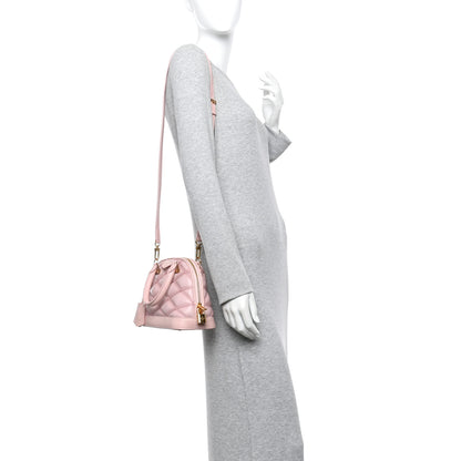 Louis Vuitton Lambskin Malletage Alma BB Rosabella 2 of 9