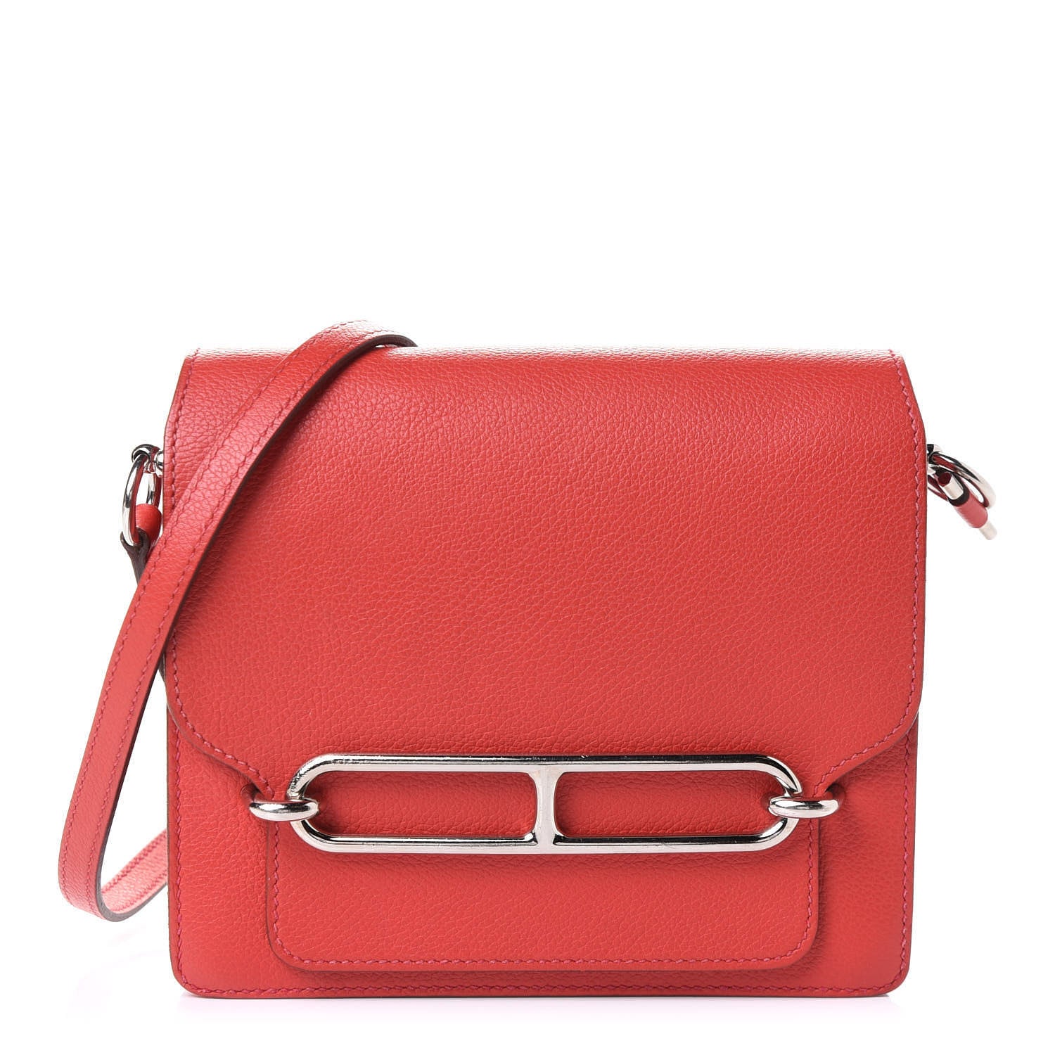 Hermes Evercolor Mini Sac Roulis Rouge Casaque 1 of 4