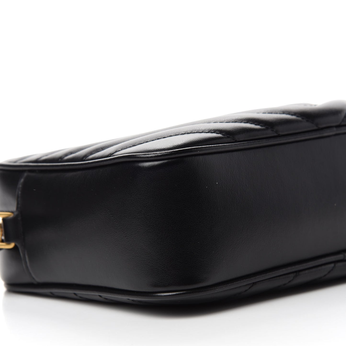 Calfskin Matelasse Monogram Lou Camera Bag Black