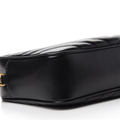 Saint Laurent Calfskin Matelasse Monogram Lou Camera Bag Black 6 of 14