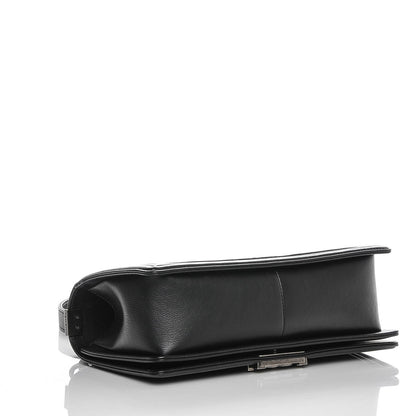 Chanel Calfskin Double Stitch Medium Boy Flap Black 4 of 7