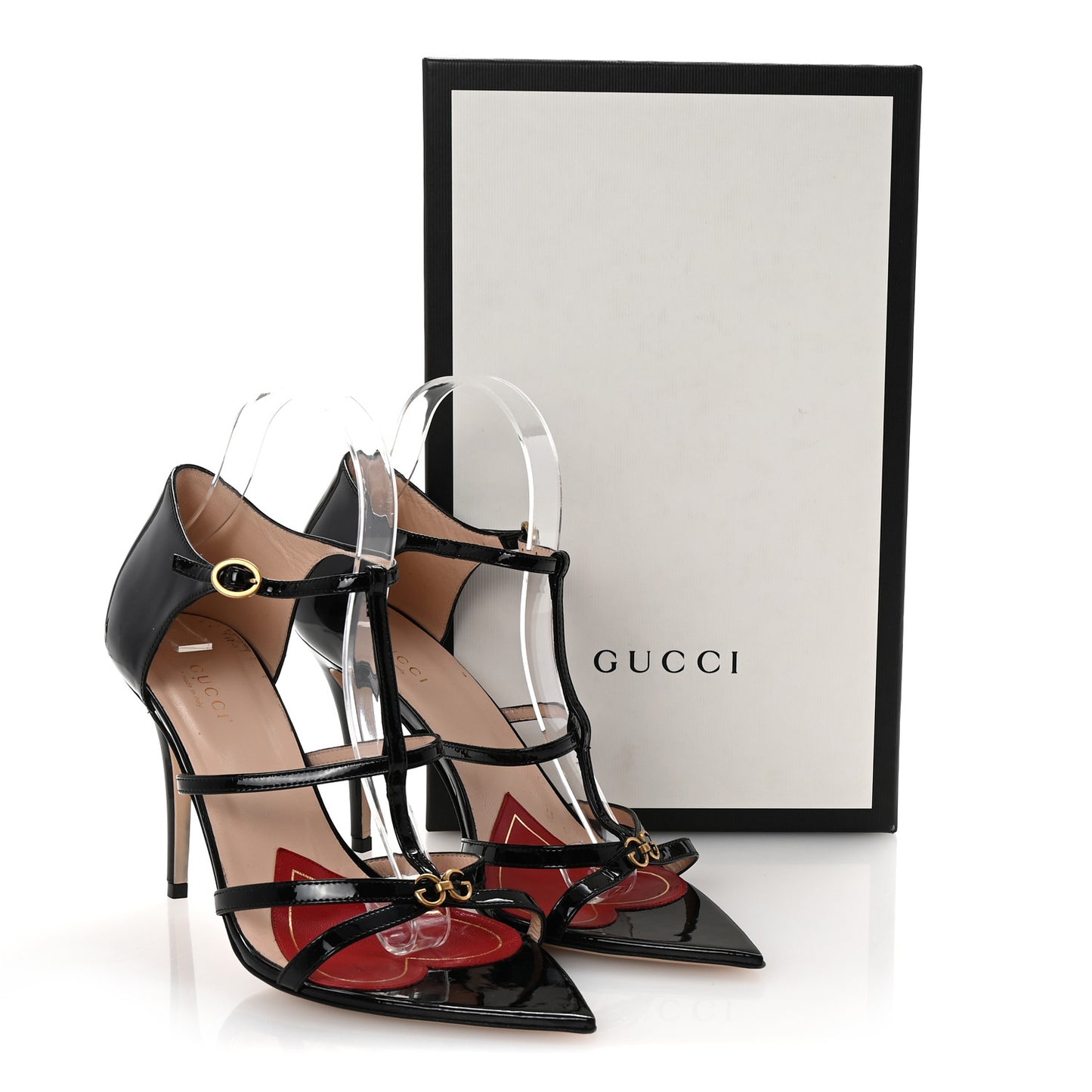Vernice Crystal Horsebit Sandals 39 Black