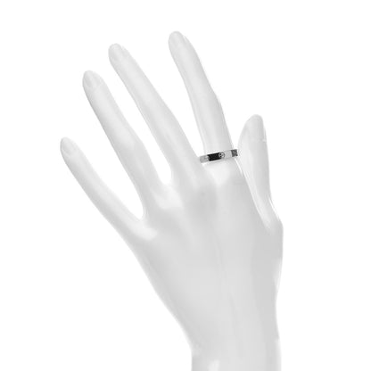 Cartier 18K White Gold 3.5mm LOVE Wedding Band Ring 57 8 2 of 5