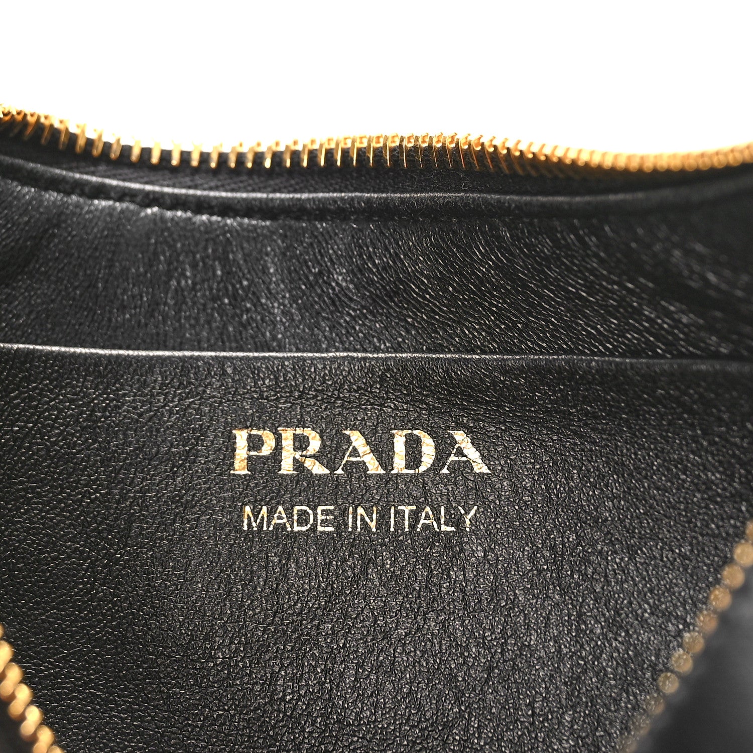 Prada Soft Calfskin Arque Shoulder Bag Black 6 of 8
