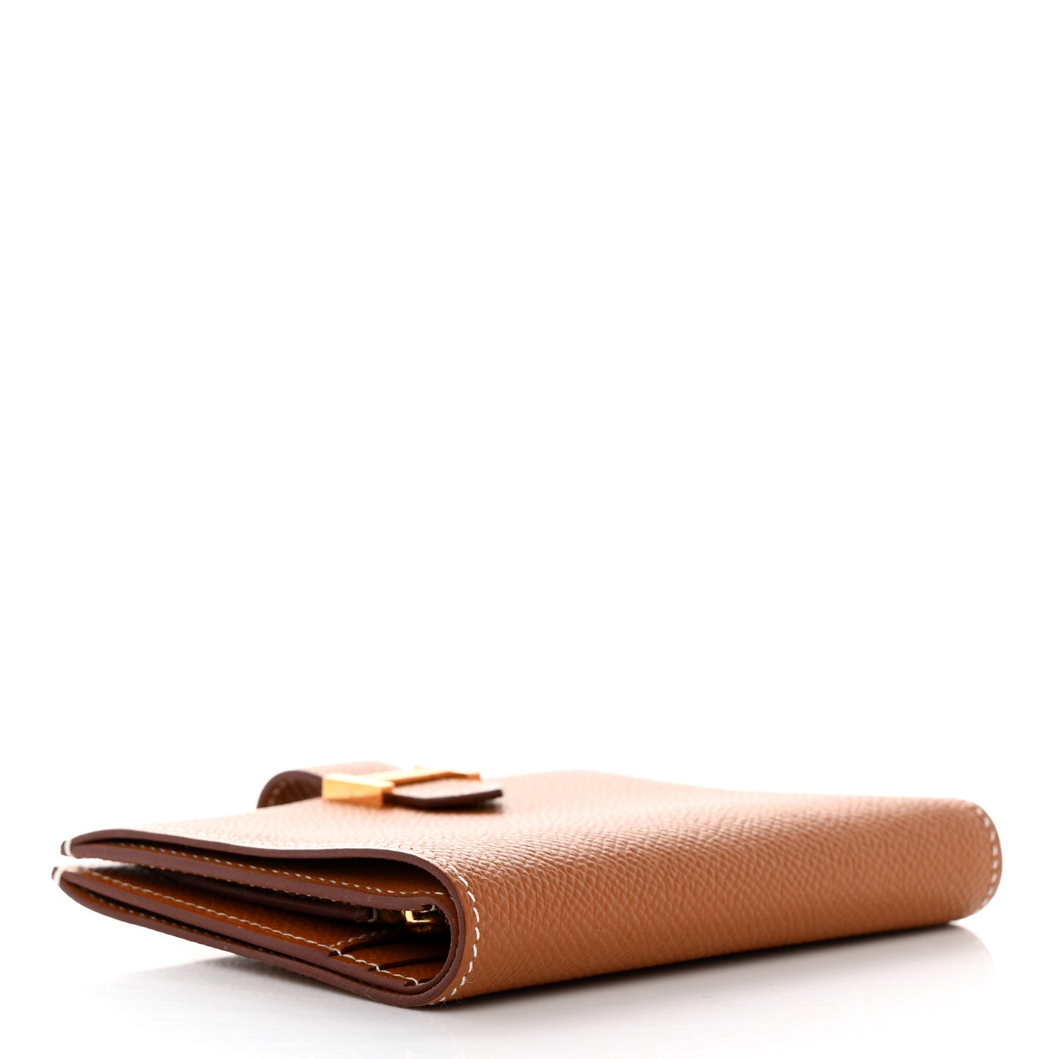 Hermes Epsom Bearn Compact Wallet Gold 4 of 7