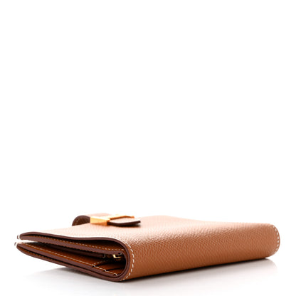 Hermes Epsom Bearn Compact Wallet Gold 4 of 7