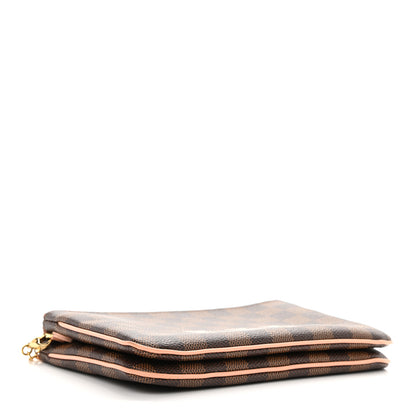 Louis Vuitton Damier Ebene Double Zip Pochette 4 of 11