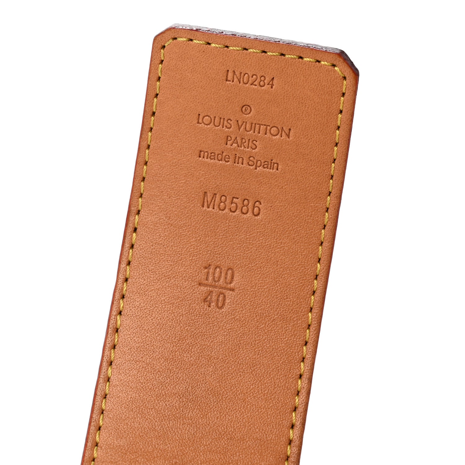 Louis Vuitton Monogram Craggy 40mm LV Tag Reversible Belt 100 40 Chocolate 7 of 10