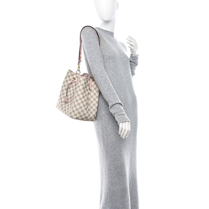 Louis Vuitton LOUIS VUITTON Damier Azur Neonoe MM Eau De Rose 2 of 17