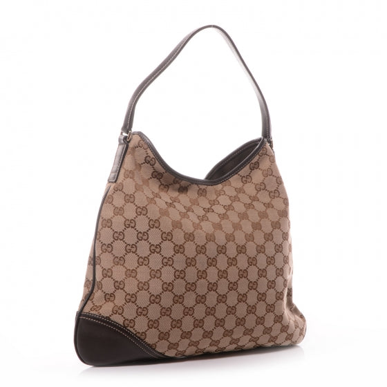 Monogram GG New Britt Medium Hobo Brown