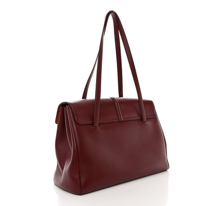 Celine Calfskin Large Soft 16 Bag Burgundy 3 of 10