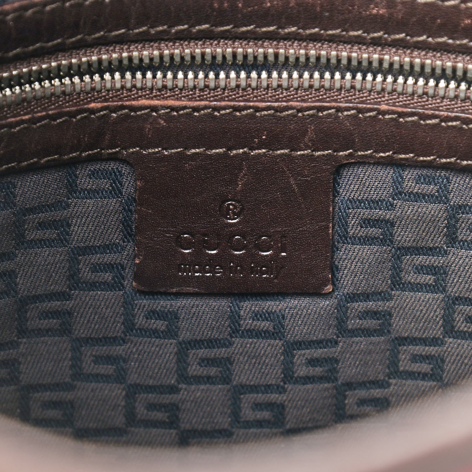 Gucci Canvas Web GG Shoulder Bag Brown 5 of 11