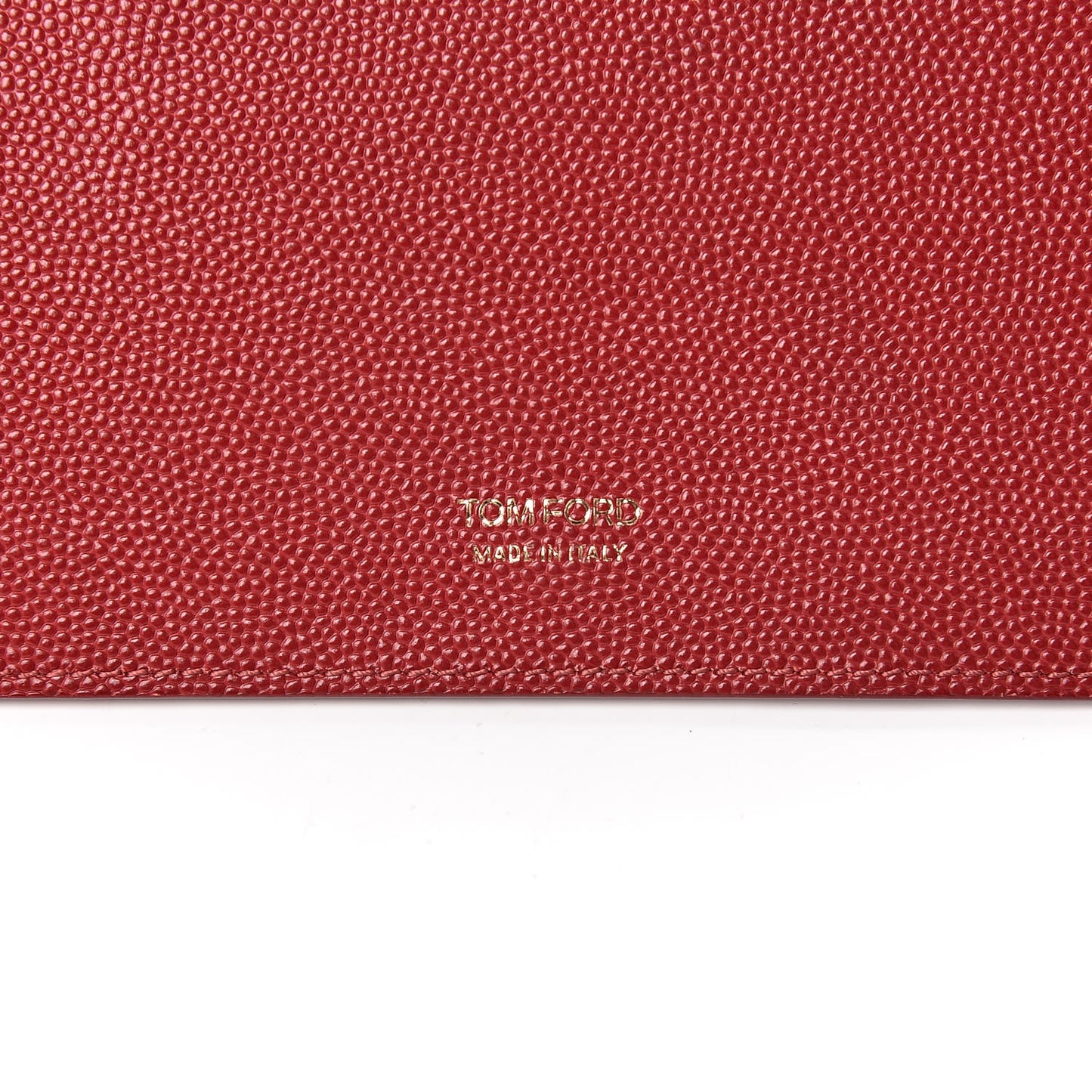 Saffiano Wallet On Strap Red