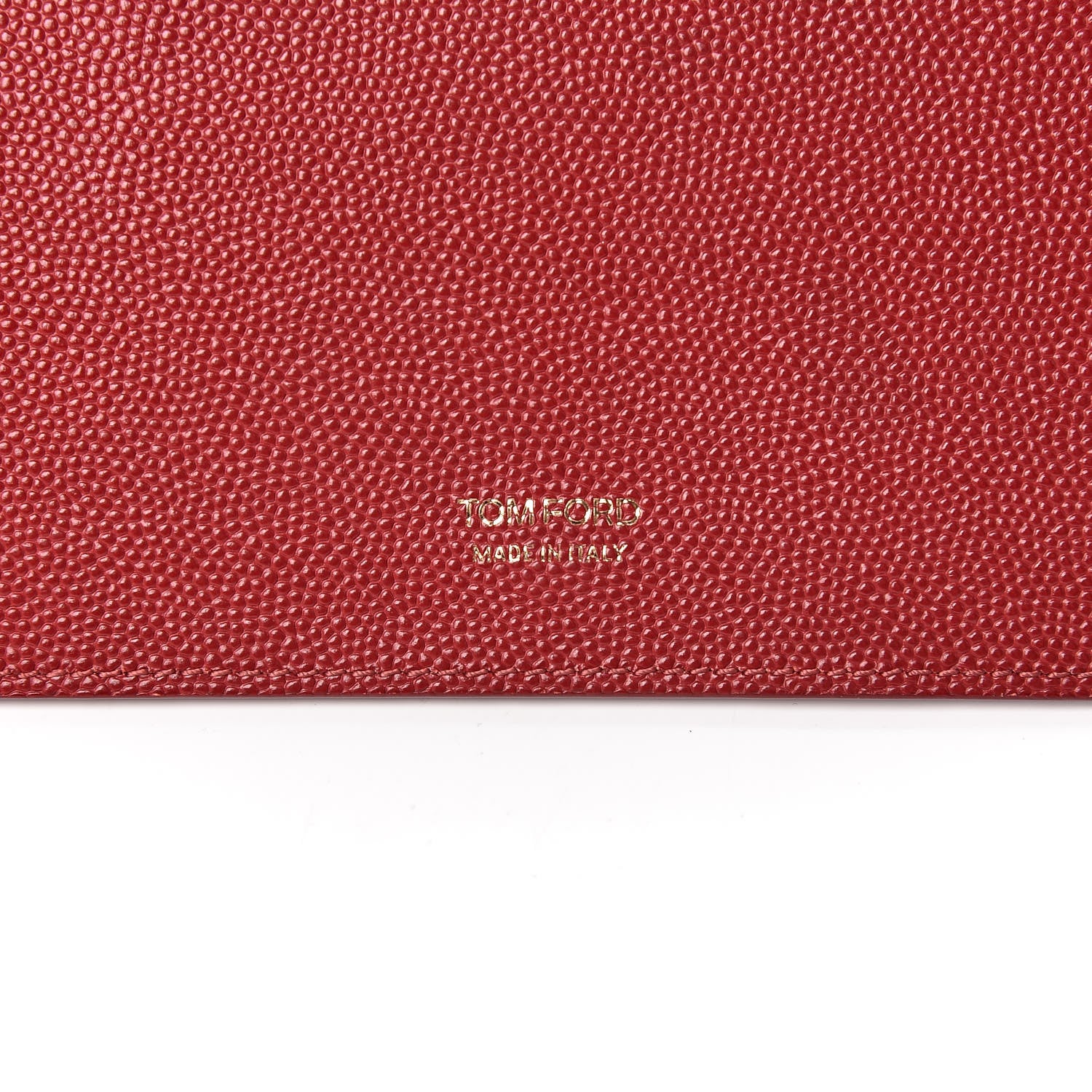 Tom Ford Saffiano Wallet On Strap Red 6 of 10