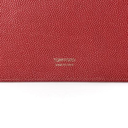 Tom Ford Saffiano Wallet On Strap Red 6 of 10