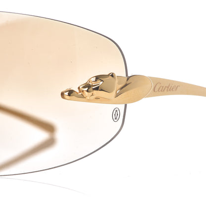 Cartier Panthere De Sunglasses Gold 7 of 7