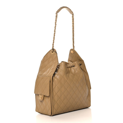 Chanel Caviar Quilted Medium Chanel 25 Handbag Dark Beige 4 of 11
