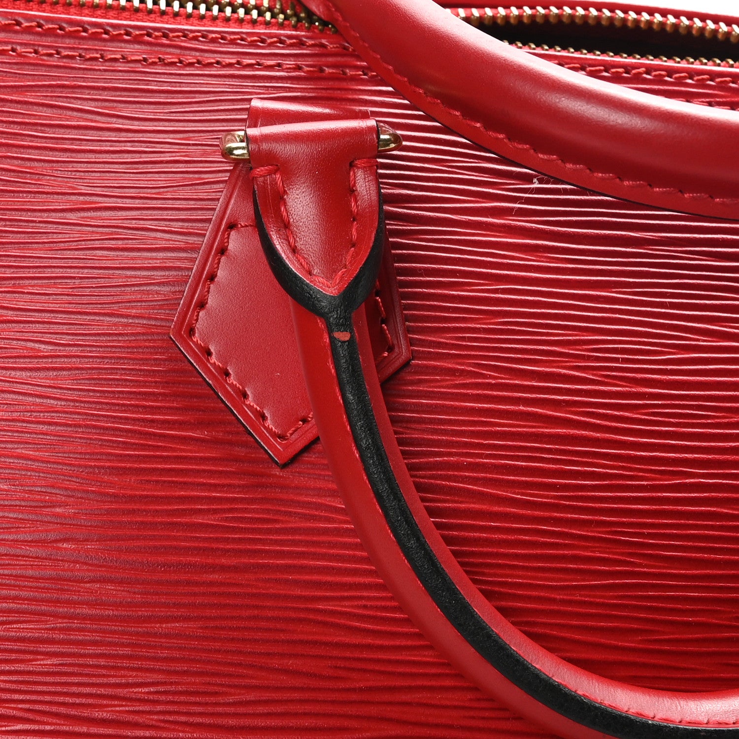 Louis Vuitton Epi Speedy 35 Castillan Red 11 of 11