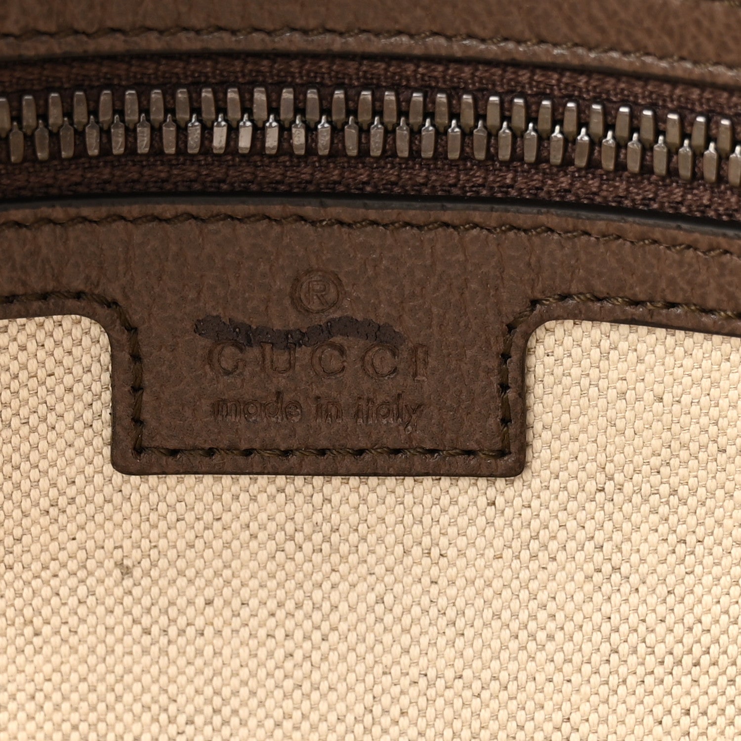 Gucci GG Supreme Monogram Textured Dollar Calfskin Web Medium Savoy Duffle Bag Beige Ebony Fluorescent Fuchsia 5 of 9