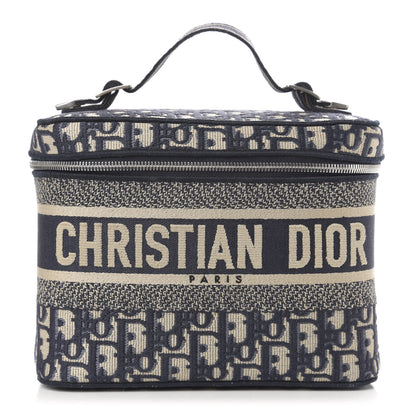 Christian Dior Oblique Diortravel Vanity Case Blue 1 of 7