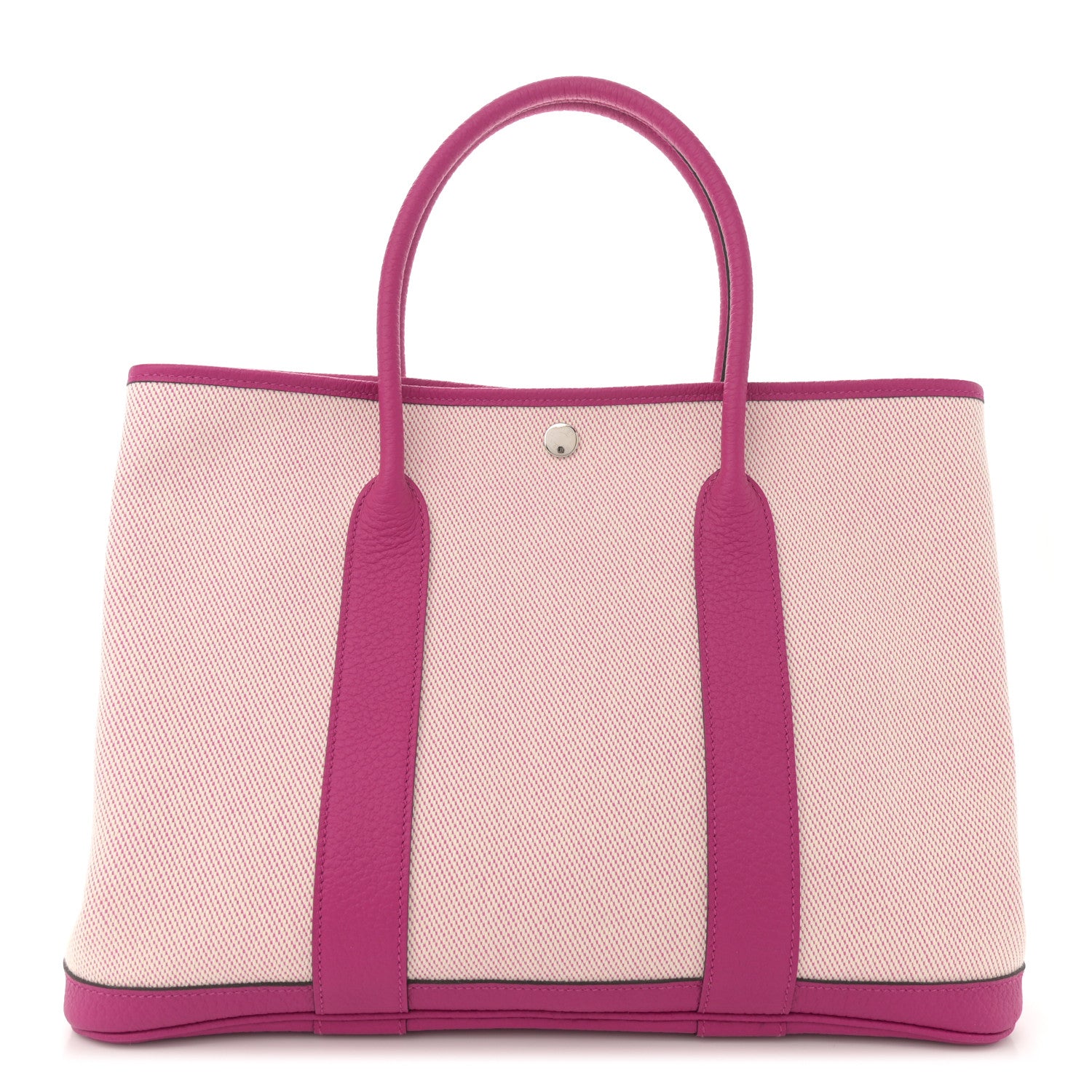 Hermes Toile Negonda Garden Party Tote 36 MM Ecru Rose Pourpre 1 of 10