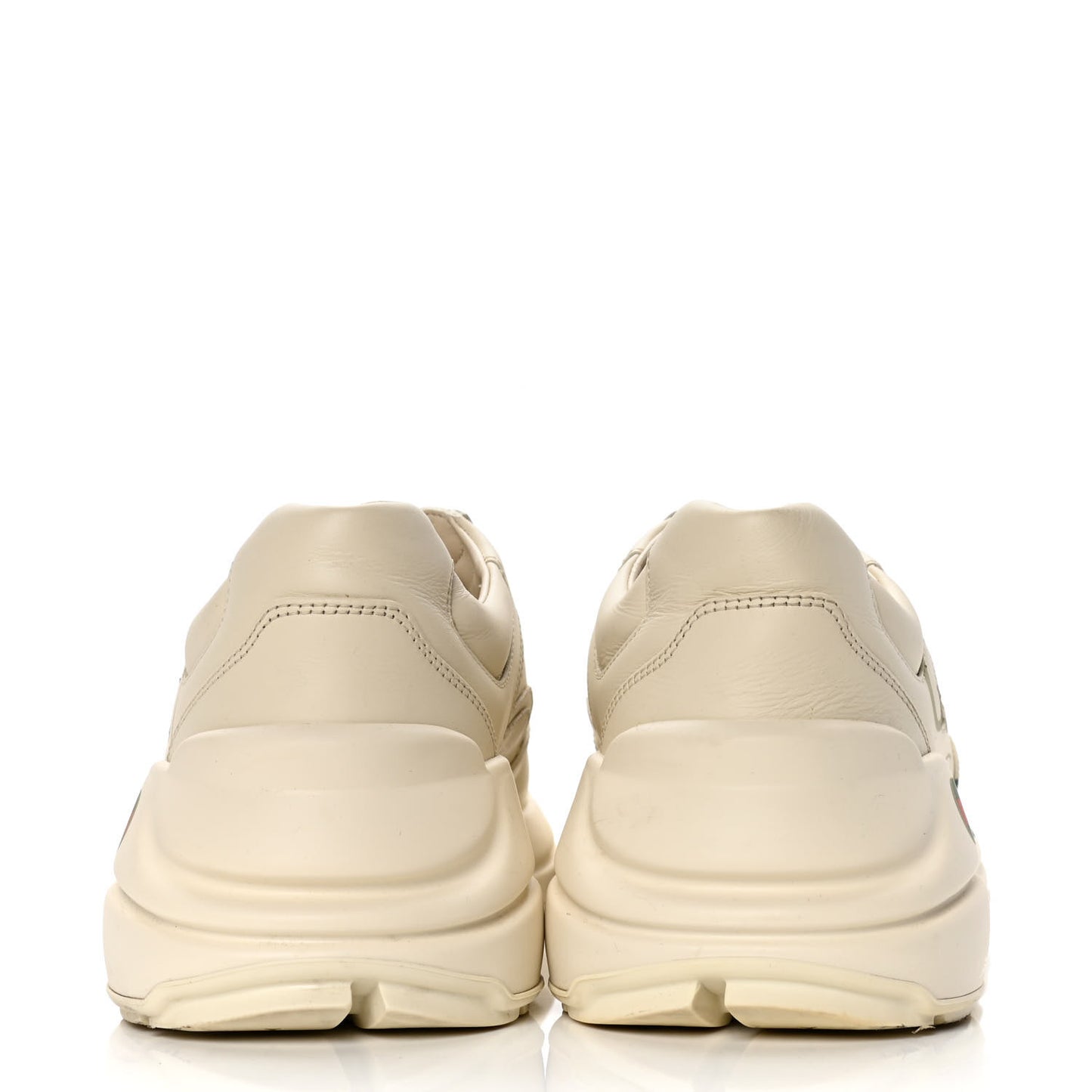 Calfskin Logo Womens Rhyton Sneakers 39 Ivory