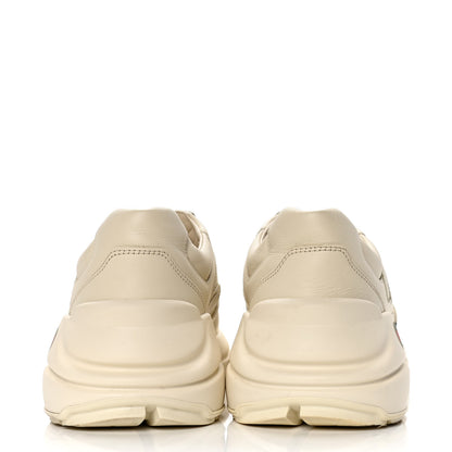 Gucci Calfskin Logo Womens Rhyton Sneakers 39 Ivory 11 of 20