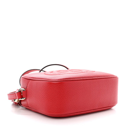Gucci Pebbled Calfskin Small Soho Disco Bag Tabasco Red 4 of 10