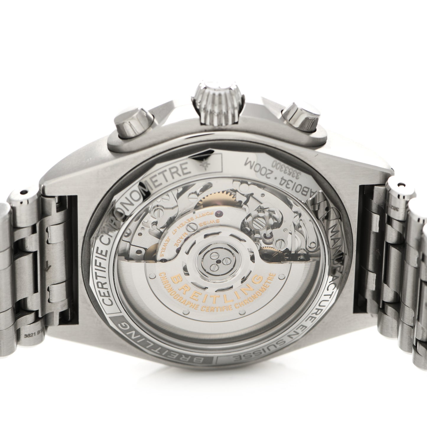 Stainless Steel 42mm Bentley Edition Chronomat Automatic Watch Green AB0134