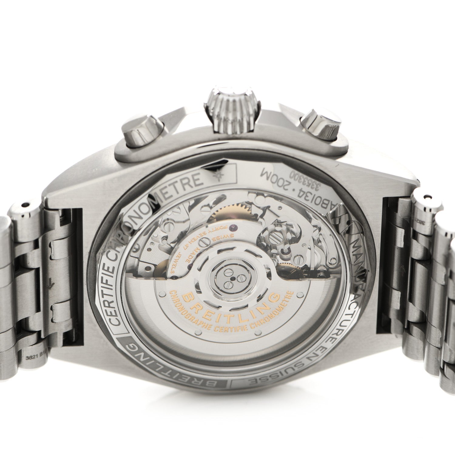 Breitling Stainless Steel 42mm Bentley Edition Chronomat Automatic Watch Green AB0134 4 of 5
