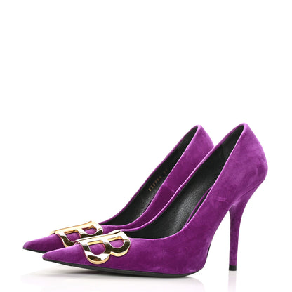Balenciaga Velvet De Soie Pumps 37 3 of 8