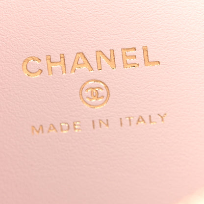 Chanel Caviar Quilted Top Handle Slim Vanity With Chain Light Purple 6 of 10