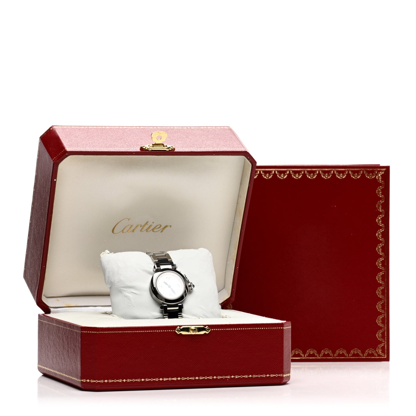 Stainless Steel 27mm Miss Pasha Quartz Watch Silver