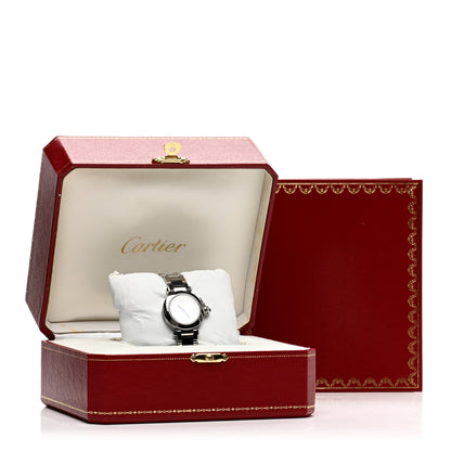 Cartier Stainless Steel 27mm Miss Pasha Quartz Watch Silver 5 of 5