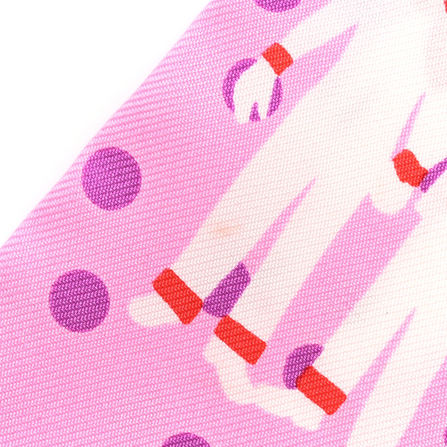 Silk Les Nouveaux Amoureux de Paris Twilly Rose Buvard White Vert
