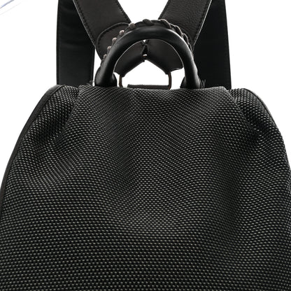 Balenciaga Canvas Calfskin Silver Hardware S Traveler Backpack Black 8 of 10
