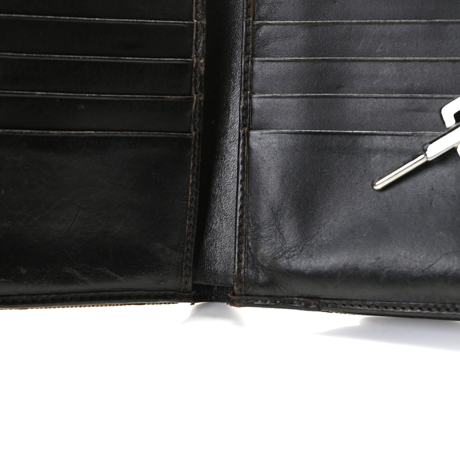 Gucci Monogram Web Jackie French Wallet Brown 7 of 11