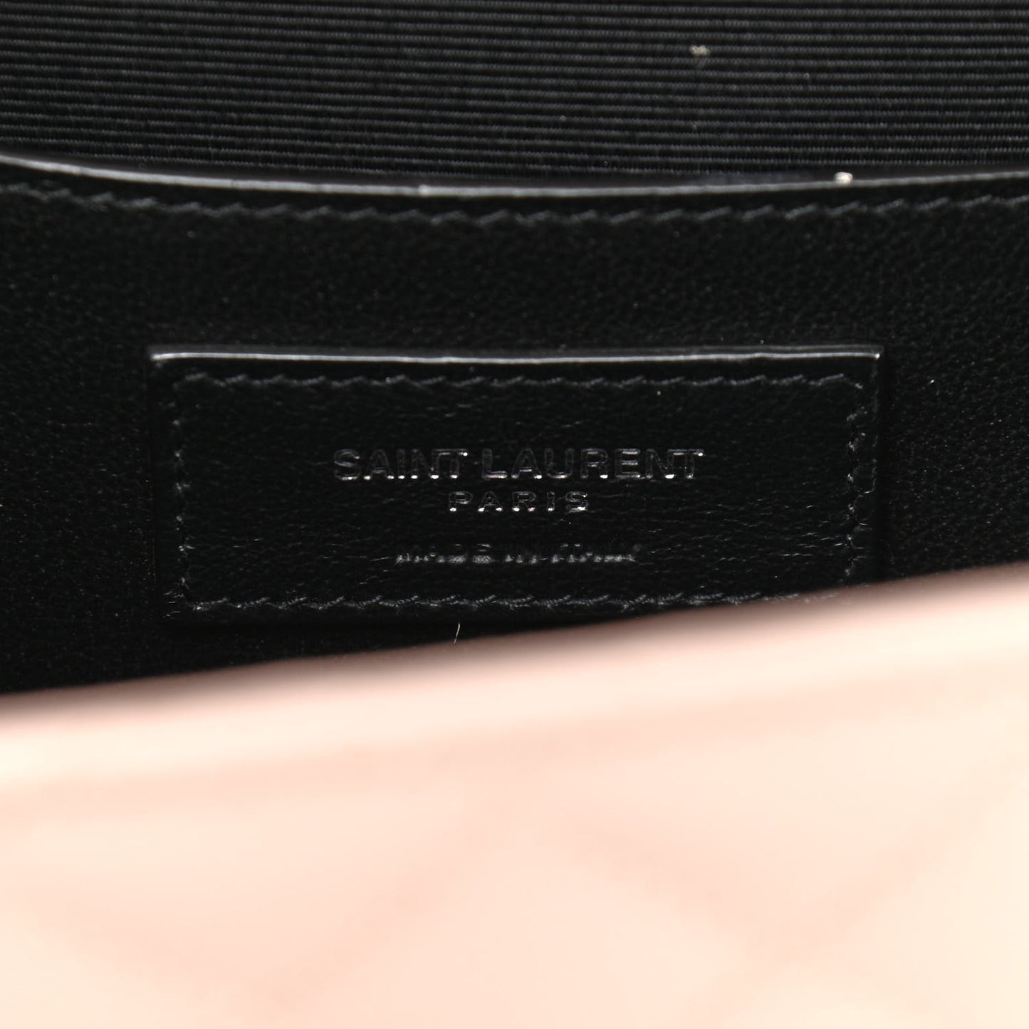 Grain De Poudre Textured Mixed Matelasse Medium Triquilt Monogram Satchel Marble Pink