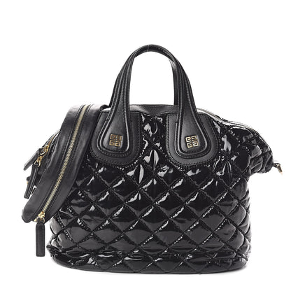 Givenchy Patent Quilted Medium Nightingale Black 1 of 15