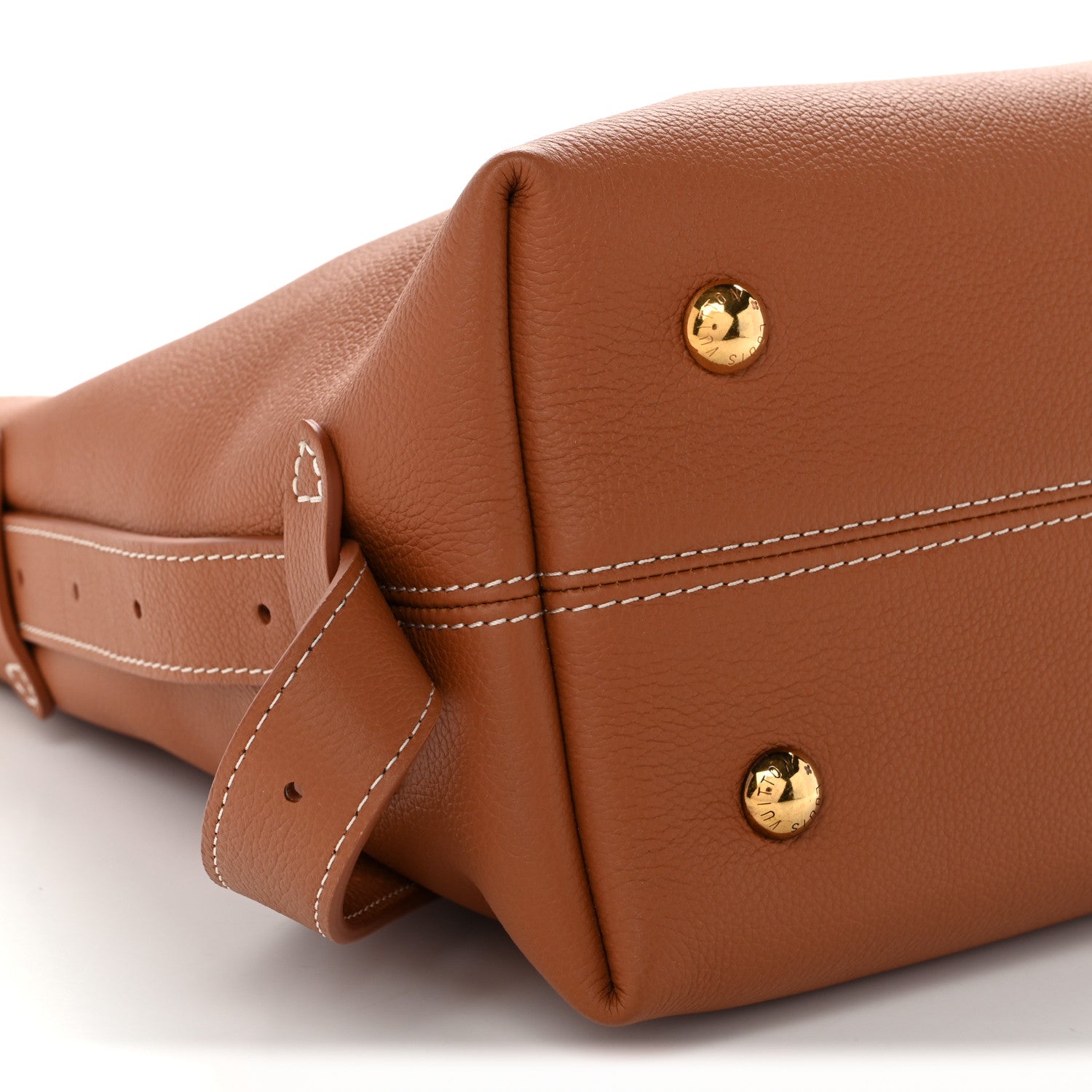 Louis Vuitton Grained Calfskin Low Key Hobo PM Cognac 8 of 9