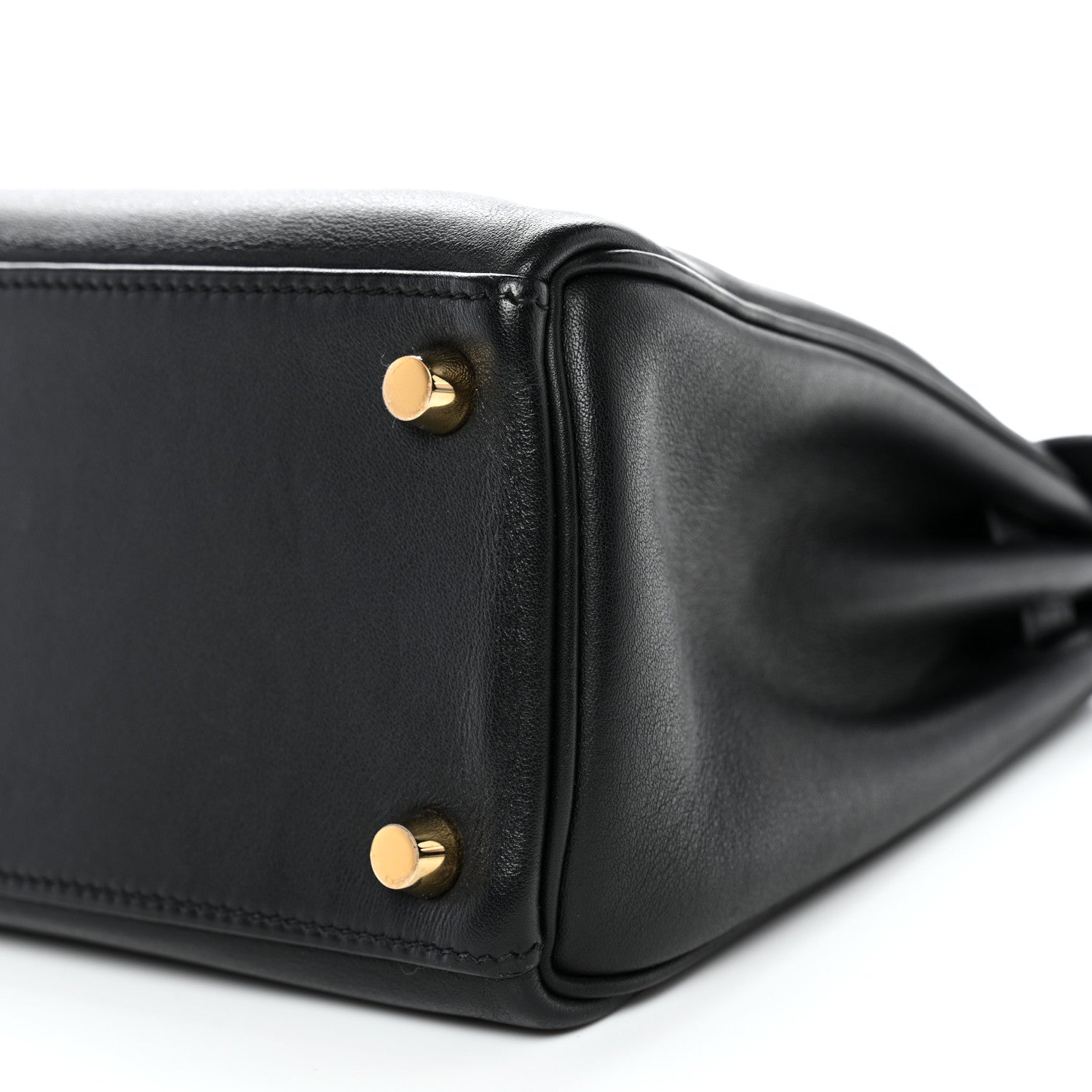 Hermes Swift Kelly Retourne 25 Black 10 of 13