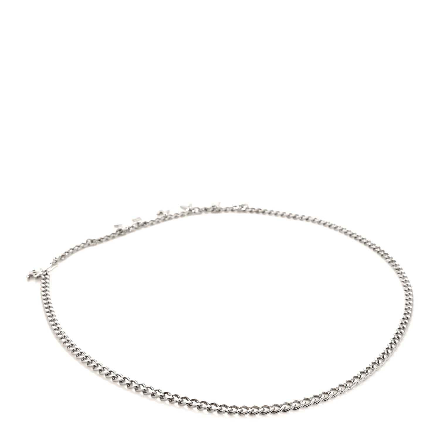 Chanel Metal CC Chain Logo Belt Silver 2 of 4