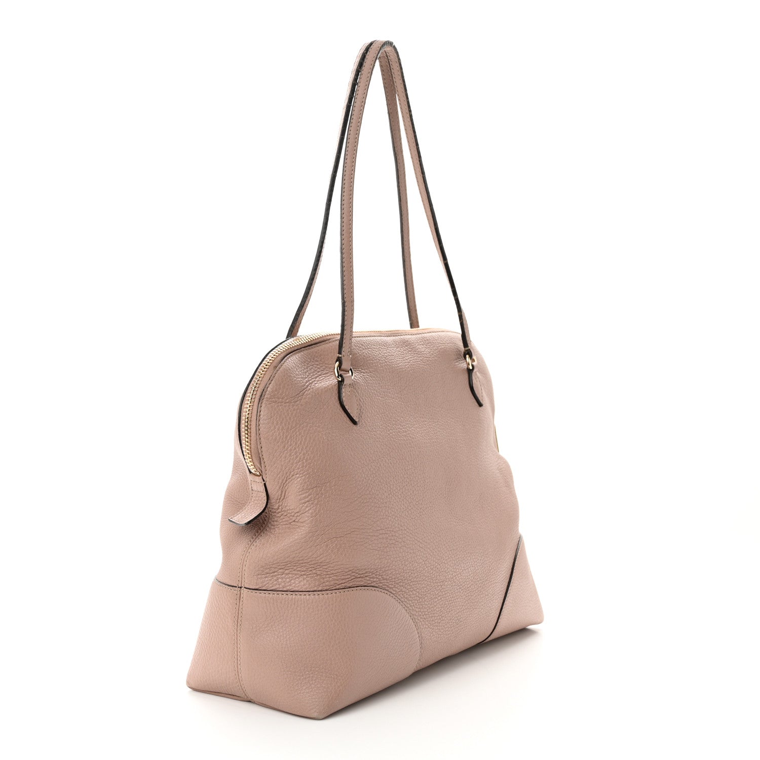 Gucci Pebbled Calfskin Medium Bree Shoulder Bag Pink 3 of 18