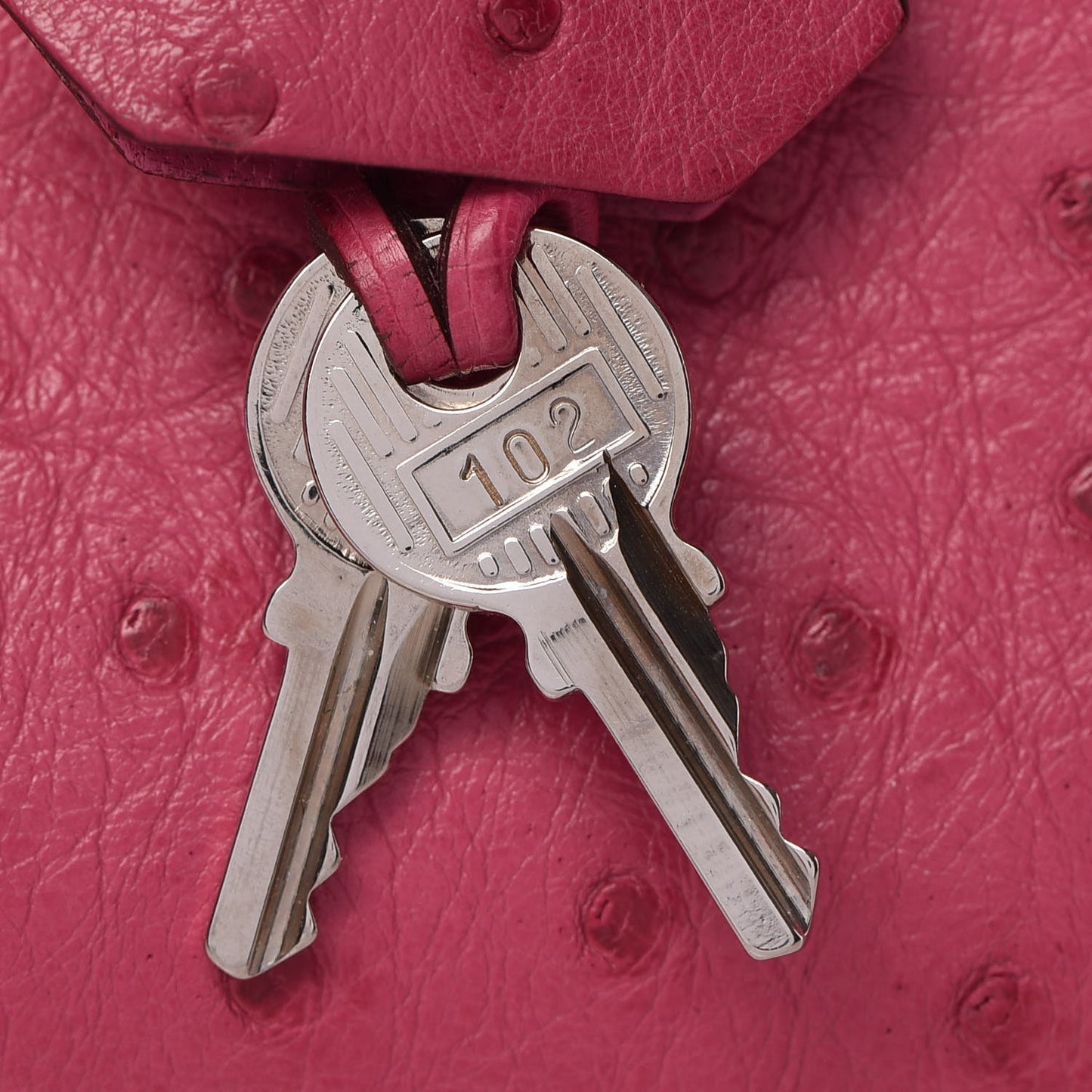 Ostrich Birkin 35 Fuchsia