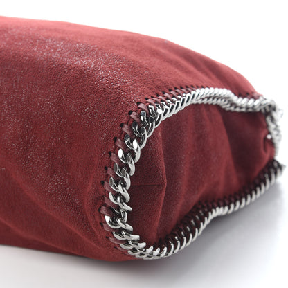 Stella McCartney Shaggy Deer Falabella Fold Over Tote Burgundy 7 of 7