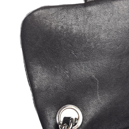 Chanel Washed Lambskin Quilted Mini Chain Around Flap Black 9 of 14