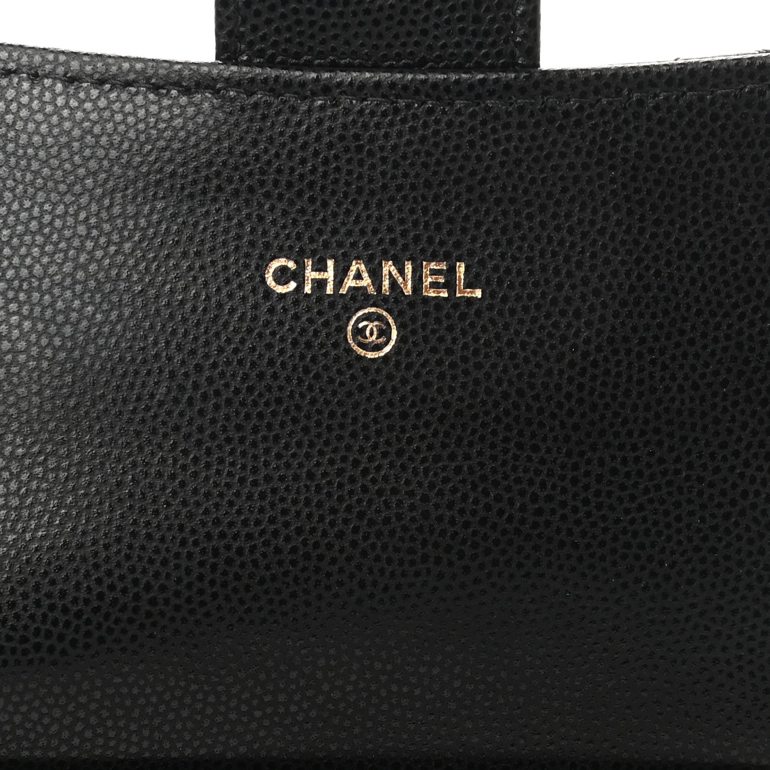 Chanel Caviar Quilted Small Gusset Flap Wallet Black 6 of 8