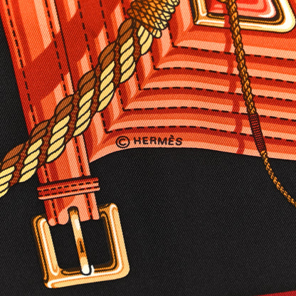 Hermes Silk Clic Clac Tattoo Scarf 90 4 of 5